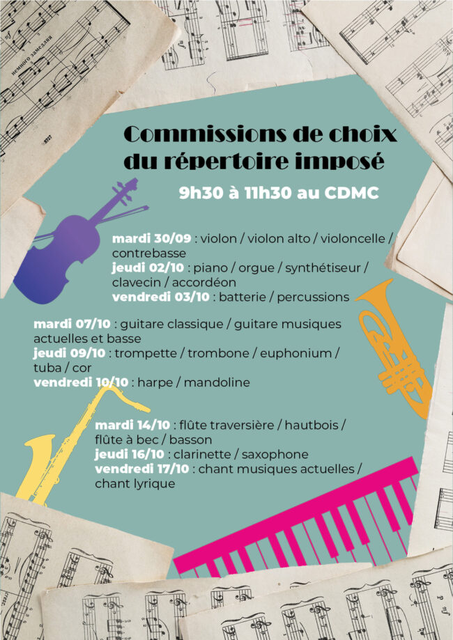 Affiche Commissions 25