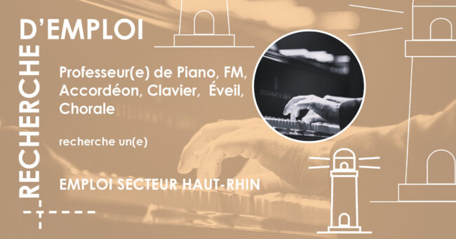 recherche d’emploi site piano, chorale, clavier, éveil, accordéon,FM