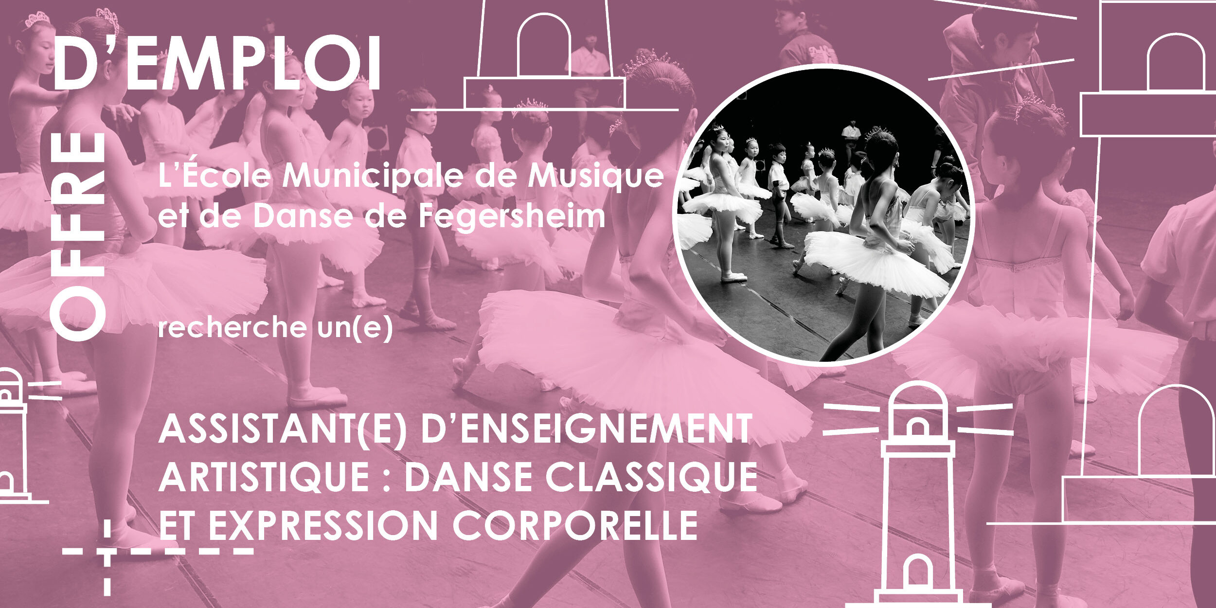 offre d’emploi site assistant danse classique fegersheim