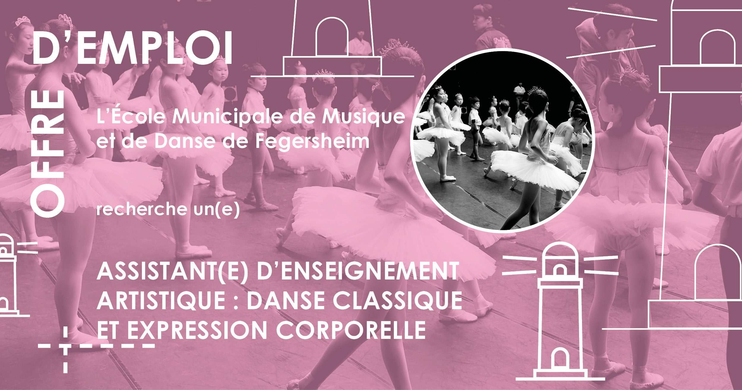 offre d’emploi site assistant danse classique fegersheim