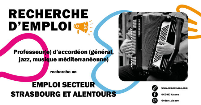 recherche d’emploi site 25-26 Accordéon strasbourg