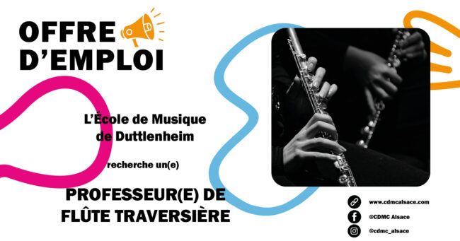 offre d’emploi site 25-26 Duttlenheim flute