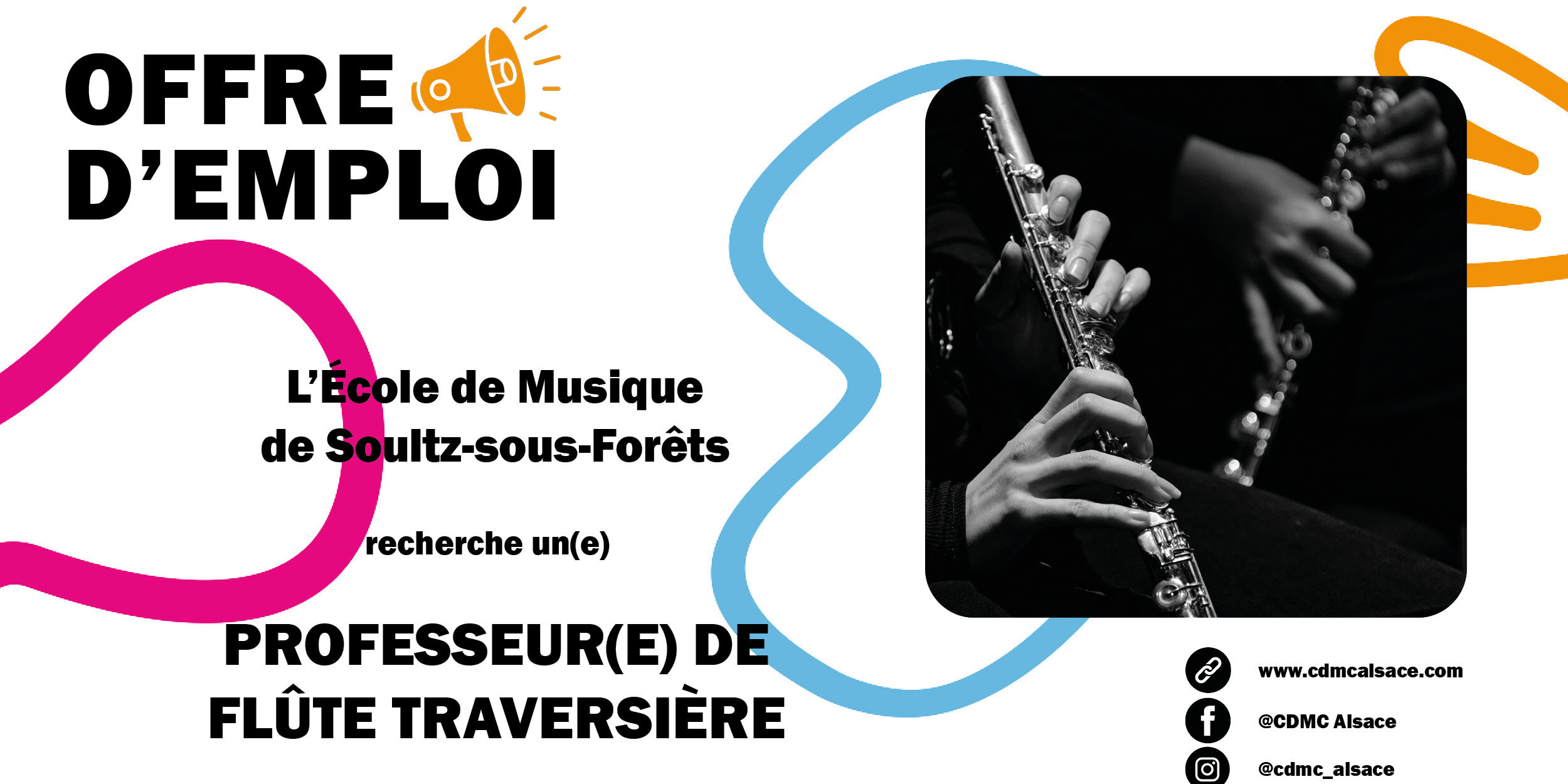 offre d’emploi FB site 25-26 Soultz-sous-Forêts flute