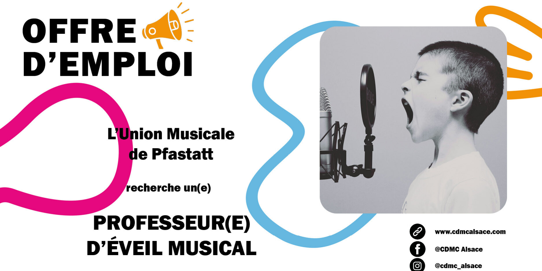offre d’emploi site 25-26 Pfastatt éveil musical