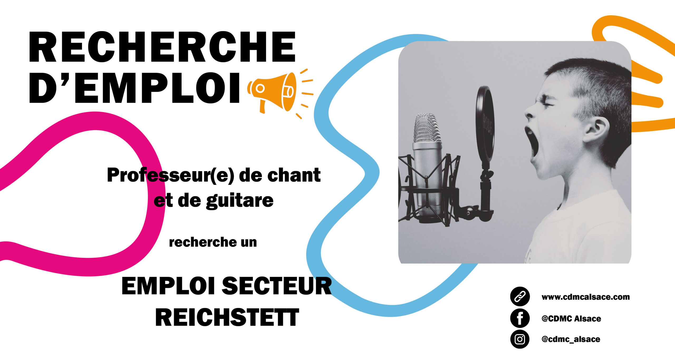 recherche d’emploi site 25-26 Reichstett guitare et chant